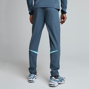 <b>Men's</b> Gray <b>White</b> Color Block Hooded Tracksuit Full Sleeve Zipper Sporty Jogger <b>Pants</b> With Side Pockets Autumn Casual Wear - Product Image 4