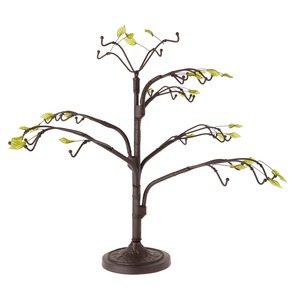 Metal Indoor Christmas Tree with Bendable <b>Branches</b> and Green Leaves Standing Base No <b>Lights</b> Included Pine Style Decor - Product Image 1
