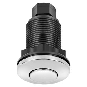 Kit Interruttore ad Aria a Doppia Uscita per Lavello, per Smaltimento Rifiuti Alimentari, 2.5 Pollici, Acciaio Inossidabile Cromato, in Metallo - Product Image 4