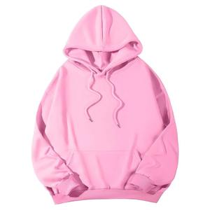 Hot Sale Custom Men's Unisex Oversized 230g Polyester Velour Fleece Pullover Discharge Printing Embroidery <b>Hoodie</b> - Product Image 4