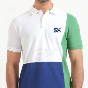 เสื้อโปโลผู้ชายแบบเรียบสีตัดต่อ ดีไซน์สั่งทำพิเศษ ปี 2026 ผลิตภัณฑ์ฤดูหนาว เสื้อโปโลผู้ชายแบบเรียบสีตัดต่อ ราคาถูก - Product Image 3