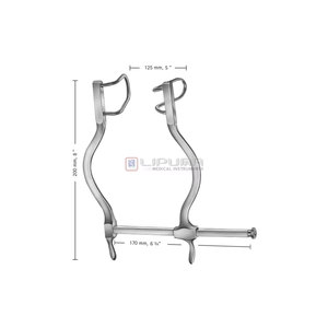 Retractor Abdominal Mediano GOSSET de Alta Calidad, Instrumentos Médicos de Acero Inoxidable Quirúrgico, Precio al por Mayor, Proveedor a Granel - Product Image 1