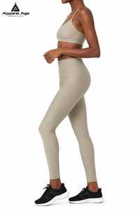 Ensemble de sport et de yoga pour femme, personnalisé OEM, ultra doux, anti-transpiration, taille haute, respirant, résistant aux squats - Product Image 6