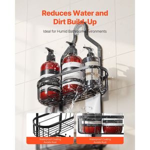 Ripiano per l'organizzazione di stoccaggio del bagno a 3 livelli con ripiani - Product Image 5
