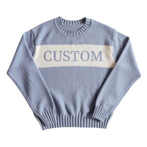 Pull en tricot à col rond pour femme, coupe classique, manches longues, 100% acrylique, anti-boulochage, automne - Product Image 6