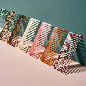 PEINES DE CORTE FINO PROFESIONAL DE CALIDAD DE HERRAMIENTAS Peine de peluquero profesional para uso de estilismo de salón Material de resina - Product Image 2