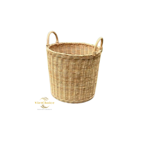 Cesta de Ratán Ecológica Hecha a Mano, Cesta de Almacenamiento Natural para Compradores al por Menor y al por Mayor - Product Image 1
