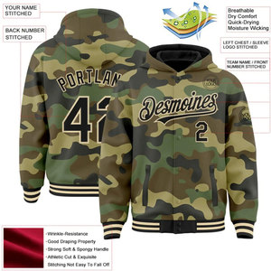 Premium Custom Sublimation Camo Print <b>Hoodies</b> - Comfortable Breathable Fabric Ideal for Everyday Wear and Team Uniforms - Product Image 5