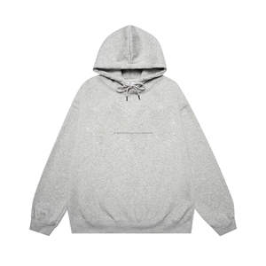 Sweat à capuche surdimensionné personnalisé sans poche, impression puff, broderie, logo personnalisé, streetwear pour hommes - Product Image 2