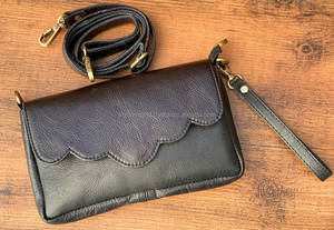 New Arrival Western Stylish Genuine Leather Sling Bags Wristlet <b>Purse</b> <b>Women's</b> Unique Designer Genuine Leather Crossbody Bags - Product Image 6