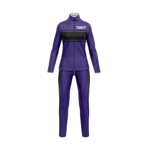 Conception personnalisée violet couleur 100% polyester poids moyen écologique grande taille imprimé fermeture à cordon de serrage survêtements sportifs pour - Product Image 1