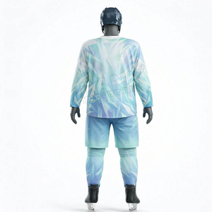 Uniforme de hockey sur glace le plus vendu, prix de gros, uniforme de hockey sur glace de haute qualité, respirant, pour unisexe - Product Image 4