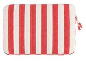 Funda Acolchada Ligera para Portátil de Poliéster con Cierre de Cremallera, Diseño a Rayas, Unisex, Gran Capacidad, para Viajes - Product Image 1