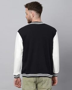 Factory Custom Womens Wool Blend Varsity <b>Jacket</b> White Faux <b>Leather</b> Sleeve Letter Embroidery Chenille Streetwear Letterman <b>Jacket</b> - Product Image 2