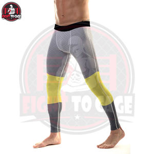 Leggings de Compresión para Gimnasio, Fitness y MMA para Hombre, Transpirables, de Secado Rápido, Mezcla de Poliéster/Spandex, Leggings Largos - Product Image 4