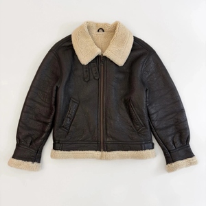 Custom <b>Men's</b> Genuine Sheepskin <b>Shearling</b> Winter Leather <b>Jacket</b> Sherpa Fur Lined Eco-Friendly Windproof Cozy Manufacturer - Product Image 1