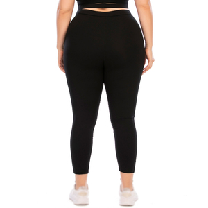 Ensemble de yoga pour femmes au design optimal et confortable, motif écossais, taille élastique, vêtements de sport, conception d'étiquette personnalisée, ensemble de yoga taille élastique - Product Image 3