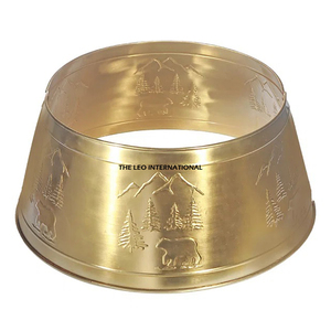 Collar de Acero para Árbol de Navidad, Diseño Decorativo Navideño, Soporte Metálico para Árbol de Navidad para Uso Decorativo - Product Image 1