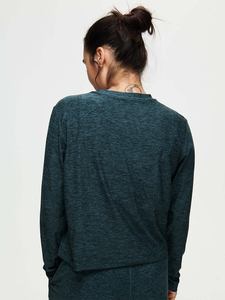Sweat-shirt pour femme à col montant, manches longues, épais, motif personnalisé, couleur unie, tendance - Product Image 5