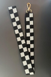 Sangles de sac à main en résine dorée style baroque, chaînes de téléphone pour poignet, lanières perlées irrégulières en acrylique et métal pour sac à main - Product Image 3