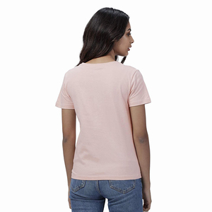 Camiseta Casual de Algodón Premium para Mujer, Manga Corta, Logotipo Personalizado de Moda, Proveedor Mayorista, Ropa de Alta Calidad - Product Image 2