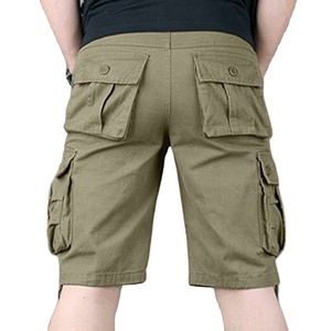 Servicio OEM, Pantalones Cortos Cargo Casuales para Hombre, 100% Algodón, Transpirables, de Secado Rápido, Ecológicos, Cintura Media, Cierre de Botones, 220g, Personalizables - Product Image 3