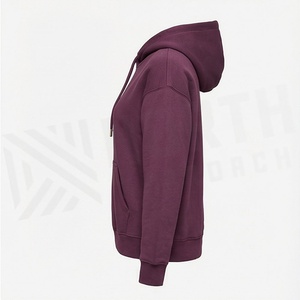 Sweat-shirt à capuche court personnalisé pour femme, style usine, couleur personnalisable, pull tendance streetwear, avec logo frontal, idéal pour l'hiver - Product Image 3