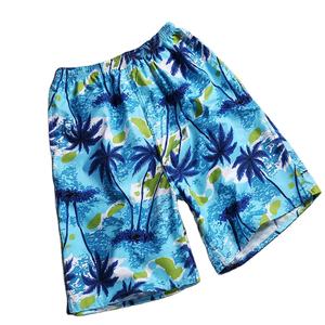 Short de bain de plage à séchage rapide pour homme, grande taille, imperméable, imprimé, extensible, motif solide, décoration - Product Image 3