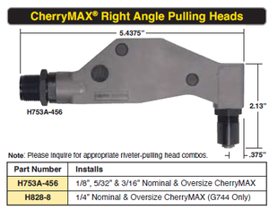 Remachadora Neumática Ligera Cherry H747-456, Universal, para Herramientas Manuales - Product Image 1