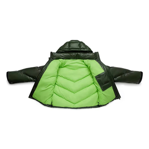 Custom Heavyweight Winter Hooded Puff <b>Jacket</b> Stand Custom Thermochromic Print Color Change Feature Windproof Streetwear - Product Image 3
