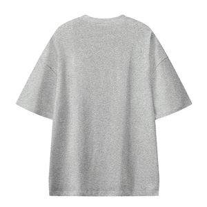 T-shirt Streetwear Oversize Homme Coupe Boxy Hip Hop 220 g/m² Épais avec Impression DTG Personnalisée et Épaules Tombantes - Product Image 4