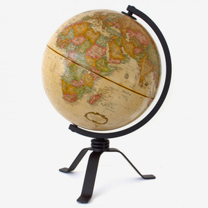 Base de Madera para Globo Terráqueo, Color Verde Claro, 8 Pulgadas, para Escritorio y Mesa, Globo Terráqueo de Estilo Clásico, Color Verde Medio - Product Image 4