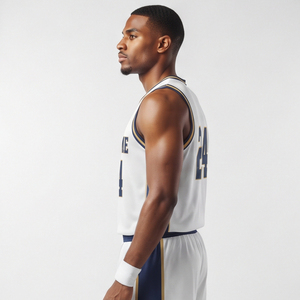 Ensemble d'uniformes de basketball respirants en polyester, anti-humidité, extensibles dans quatre directions, avec nom et numéro personnalisés, maillot et short unisexe - Product Image 5