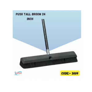 Balai à manche long de 24 pouces avec poils robustes et long manche, conçu pour le nettoyage des sols dans les entrepôts, les usines et les zones commerciales - Product Image 2