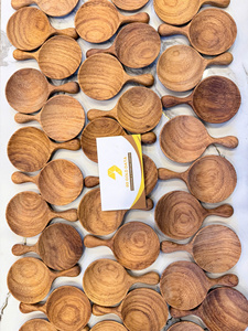 Cuchara Redonda de Madera Natural Doussie Hecha a Mano en Vietnam, Utensilio de Cocina para Servir, Venta al por Mayor - Product Image 3