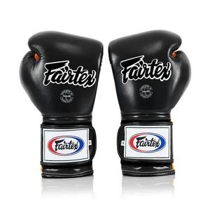 Guantes de Boxeo Profesionales Fairtex Negros, Nuevos y Populares, con Correa, de Cuero Vacuno Genuino, para Entrenamiento y Combate, Par - Product Image 6