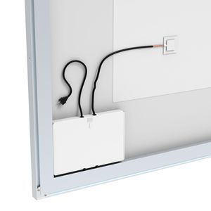 Moderno Smart 32x40 pollici LED specchio da bagno da parete regolabile bianco/caldo/luci naturali Anti-appannamento specchietti Touch - Product Image 4