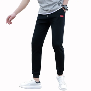 Breathable <b>Stretch</b> Sweatpants Jogger Pants Casual Streetwear Business <b>Men's</b> Customized Color Logo Polyester/Cotton Drawstring - Product Image 2
