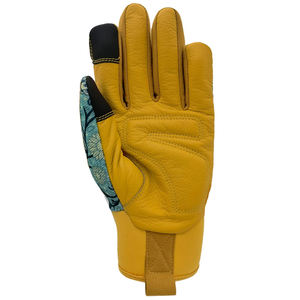 ถุงมือทำสวนหนังวัวแบบแยกส่วน ทนความร้อนและทนประกายไฟ ถุงมือป้องกันส่วนบุคคลสำหรับทำสวน พร้อมปลายนิ้วที่สามารถสัมผัสหน้าจอได้ - Product Image 6