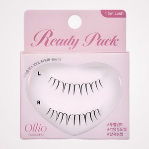 Caja de extensiones de pestañas coreanas K-Beauty Olrio Pearl Mascara Eyelash Ready Kit Set Idol Mix 8-9mm 1 pieza - Product Image 5