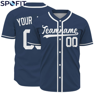 Nueva Llegada, Jersey de Béisbol Personalizado Unisex, Ropa Deportiva Ligera, Sublimada, Cómoda, Transpirable - Product Image 1