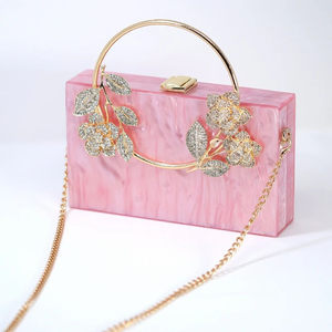 Pochette créative de luxe FAIZA CRAFT en résine écologique, faite à la main avec forme personnalisée, design époxy de haute qualité pour femmes et filles - Product Image 6