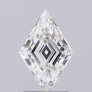 Diamante cultivado en laboratorio de 1.17 CT, corte romboide, color F, claridad VVS2, suelto, pulido a mano en India, para la elaboración de joyas, anillos y pendientes. - Product Image 1