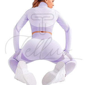 Conjunto de Shorts de Yoga Ecológicos para Mujer, 4 Piezas, Cintura Alta, Transpirables, Ropa Deportiva para Gimnasio y Fitness - Product Image 6