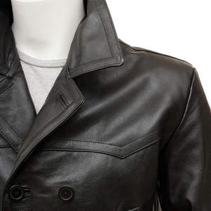 Chaqueta de Cuero para Hombre Estilo Urbano, con un Look Moderno y Elegante para Uso Diario, con Características Impermeables y Transpirables - Product Image 3