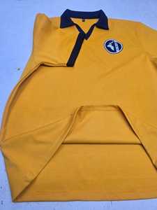 เสื้อรักบี้สไตล์เรโทร ระบายอากาศได้ดี เป็นมิตรกับสิ่งแวดล้อม ทนทาน ป้องกันแบคทีเรีย ผลิตจากผ้าฝ้าย/โพลีเอสเตอร์ เสื้อผ้ากีฬาแบบสั่งทำ แขนสั้น ลายสก็อตด้านหน้า - Product Image 6