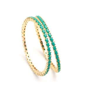 Turquoise Coral Pearl Brass <b>Kada</b> Bangle 22K Gold Plated Traditional Bridal Jewelry for Women Bridal Jewellery - Product Image 1