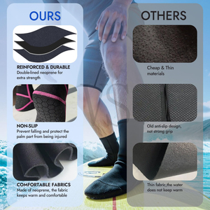 Professional Sand <b>Socks</b> Beach Volleyball Training Breathable Neoprene Footwear Protects Against Hot Sand And Cold Water Sports - Product Image 5