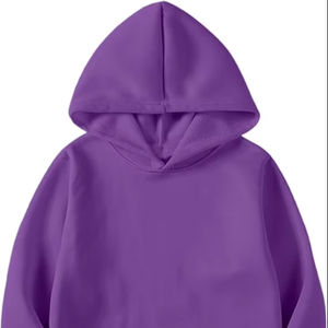 เสื้อฮู้ดดี้ผ้าฝ้ายเนื้อหนานุ่มสบายทรงหลวมสำหรับผู้ชาย ปักโลโก้ - Product Image 1