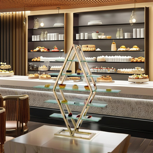 elegant catering display <b>stand</b>/commercial cake <b>stand</b>/buffet riser set for restaurant and hotel buffet food display <b>stand</b> - Product Image 3